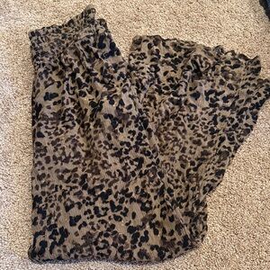 Maurices Leopard Print Wide Leg Pants